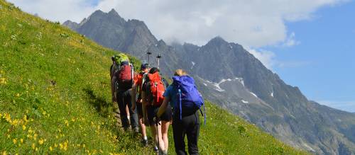 On the trail in the Mont Blanc region | Erin Williams