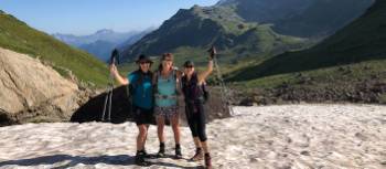 Walking along a Glacier on the Tour Du Mont Blanc | Ryan Graham