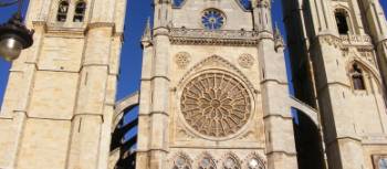 Leon Cathedral along the Camino de Santiago