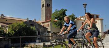 cycling in Motovun, Croatia