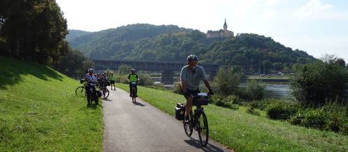 Discover the Czech countryside and idyllic river landscapes as you cycle from Prague to Dresden