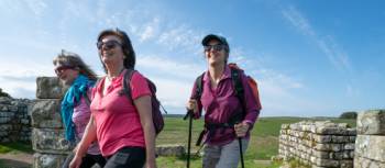 Friends hiking the Hadrian's Wall trail | Matt Sharman