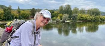 Following the route notes while walking in the Dordogne | Ann Beniusis