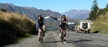 Cycling the Pyrenees offers a sense of achievement after crossing a high pass