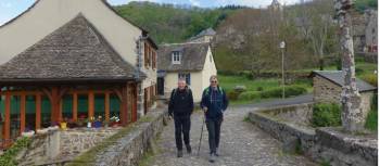 Pilgrims at St Chely d'Aubrac | Rob Mills