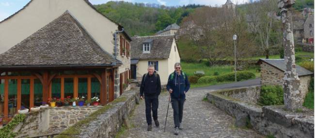 Pilgrims at St Chely d'Aubrac | Rob Mills