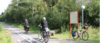 The Meuse Route is a dedicated cycle path between Holland and France