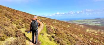 Walking the Wicklow Way on a blue sky day | Melodie Theberge