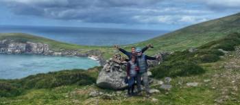 Very happy hikers on the Kerry Camino | Sue Finn