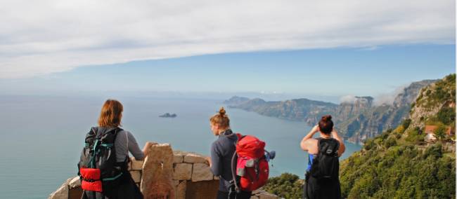 One of the many viewpoints on the Paths of the Gods, Amalfi | Catherine Burton