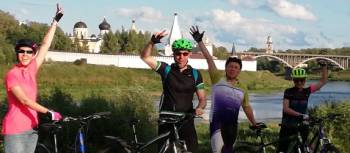 Cycling along the Volga