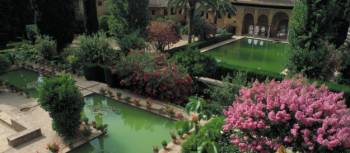 The magnificent palace of Alhambra in Granada