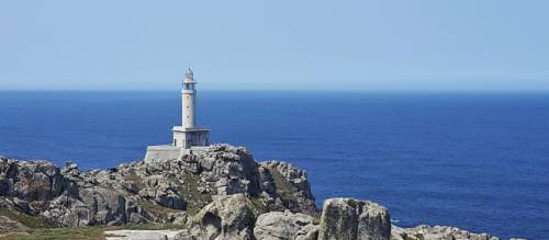 A lighthouse on the Lighthouse Way in Spain