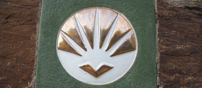 The shells and arrows that mark the Way can be found everywhere on the Camino | Sue Finn