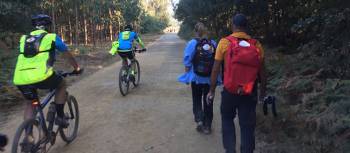 Cyclists along the Camino de Santiago | Sue Finn