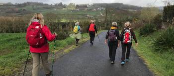 Group walking & writing their way to Santiago with Stephanie Dale | Stephanie Dale