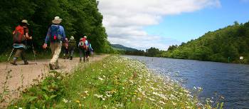 Hiking along the Great Glen Way