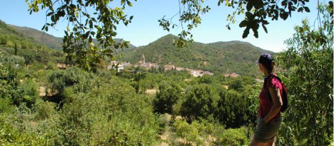Walking on the Aracena trek | Lucy y Angel